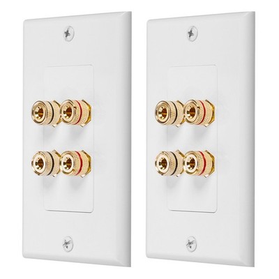 2X 4 Pfosten Lautsprecher Wand Platte Heim  Wand Platte Audio Panel für7978