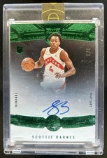 2021-22 Panini Eminence Scottie Barnes Green Rookie RC Auto #/3 Raptors
