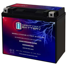 12-Volt 18 Ah 270 CCA Rechargeable Sealed Lead Acid SLA AGM Powersport Battery