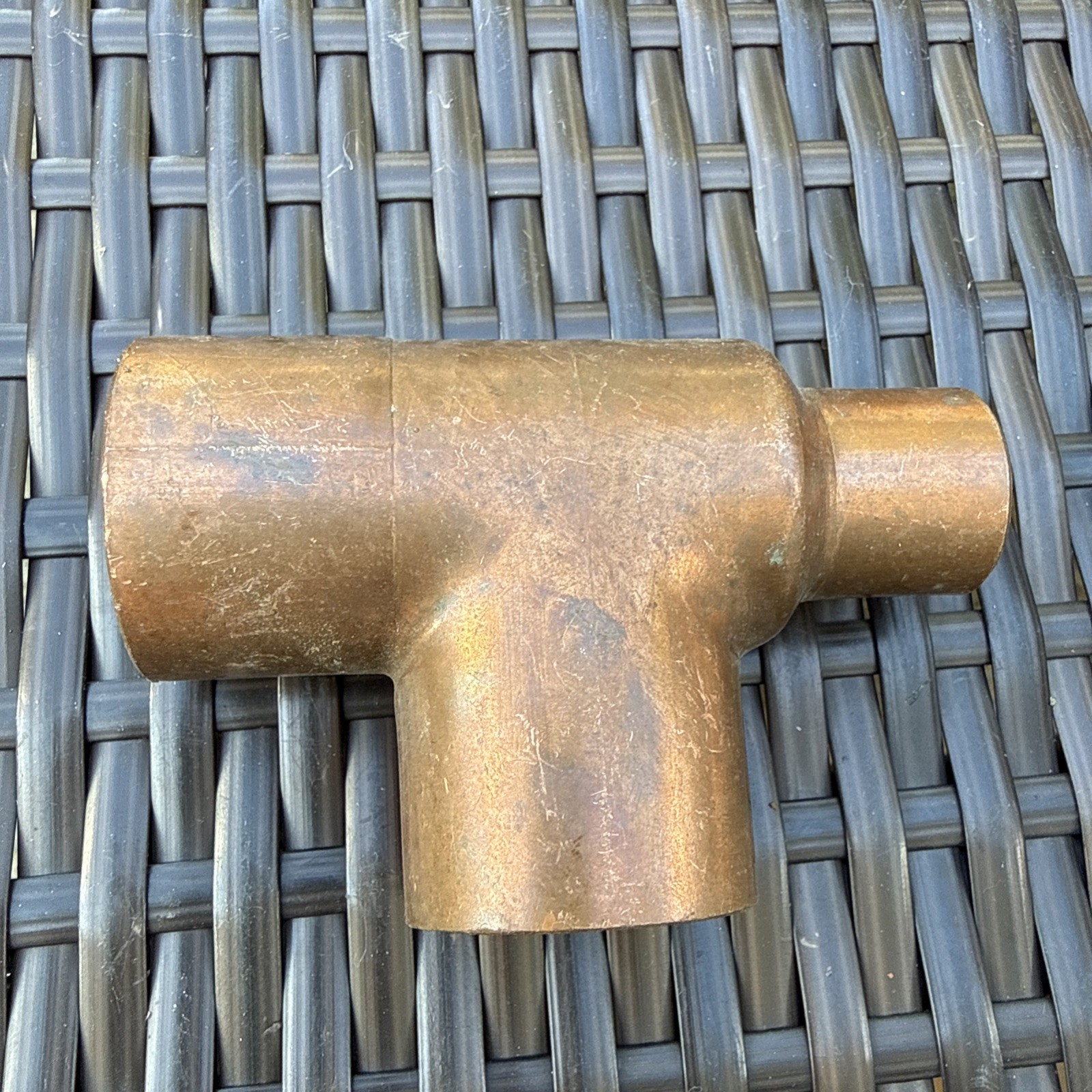 1 Nibco Reducer Tee 611 1-1/4"x 3/4"x 1-1/4" Copper Fitting Sweat/Solder