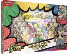 Pokémon Ascended Heroes Lucario Premium Poster Collection Box CONFIRMED TRUSTED