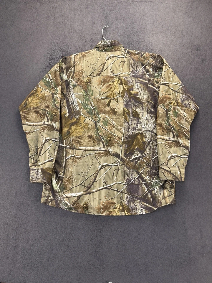 Gamehide Realtree Camo Hunting Shirt XL Long Sleeve Button Front Outdoor - Image 4 of 4