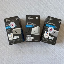 GE Cync Smart Plugs Set of 3 App Controlled W...