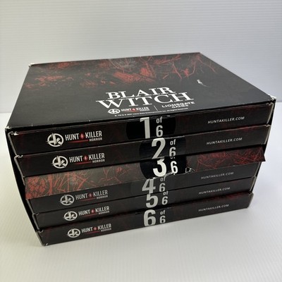 Blair Witch Hunt a Killer Season One Boxes 1-6 COMPLETE Open Boxes