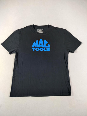 Mac Tools Shirt Mens XL Black Mechanic Graphic Tee T bShirt Cotton Logo Workwear