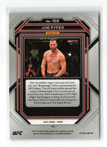 JOE PYFER #159 RC 2023 PANINI PRIZM HYPER READ - Picture 2 of 2