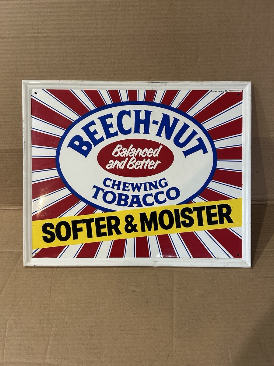beech nut tobacco sign VINTAGE 
