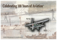 Malawi 2003 - 100 Years of Aviation - Souvenir Stamp Sheet - Scott #726