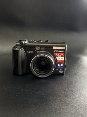 Canon PowerShot G5 5.0MP Compact Digital Camera 4x Optical Zoom Black