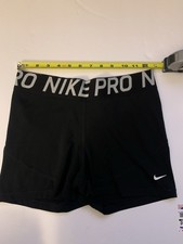 Nike Pro Womens Compression Shorts Black Training 3 Inch Inseam Large