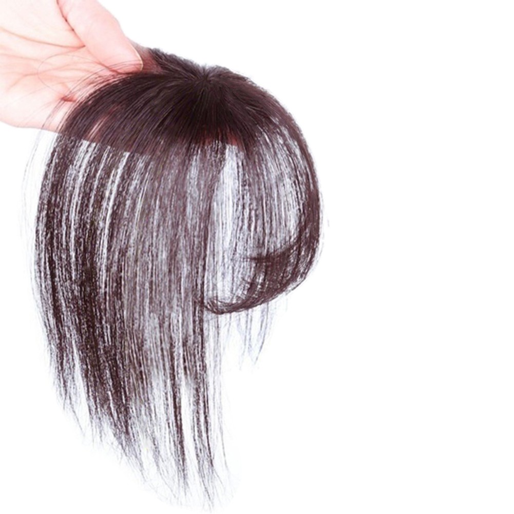 3D Air Bangs Hair Topper Extension Seamless Thin Neat Air Bangs UK