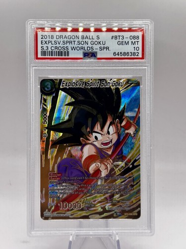 2018 Explosive Spirit Son Goku [SPR] #BT3-088