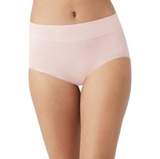 WACOAL  B-SMOOTH FULL BRIEF PANTIES  Size Medium M Color Nude Beige
