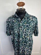 Bad Birdie Men  s Performance Polo Shirt Shortsleeve Golf UPF 50 Size XL Green