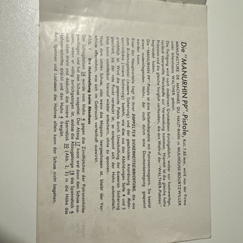 Manurhin Manual Walter PP - Picture 5 of 17