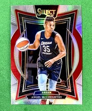 2025 Panini WNBA Select Concourse Silver Prizm Angel McCoughtry #34 Atlanta