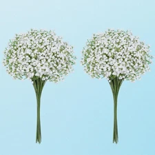 20 Pcs Babys Breath Artificial Flowers, Baby Breath Flowers Artificial Bulk, ...