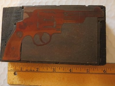 vintage printer's block: Smith &Wesson N-frame. Plus 2 single cartg. blocks.