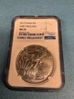 2017 American .999 Silver Eagle - NGC MS70 Early Release