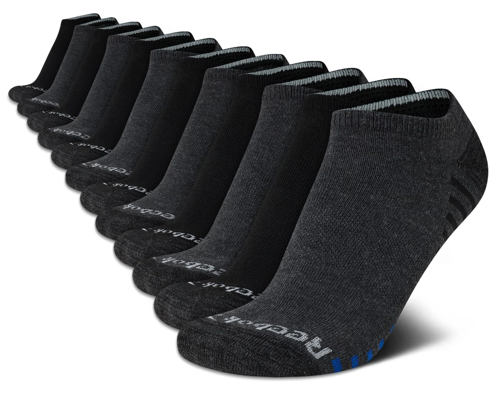 Boys Low Cut Socks - 12 Pack Stretch Performance No Show Socks with Arch Supp...