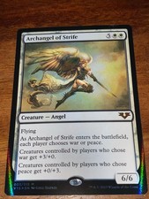 Archangel of Strife 3 From the Vault: Angels FOIL MTG TCG CARD NM