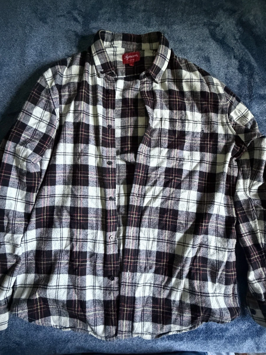 Supreme Long Sleeve Regular Fit Casual Button-Down Shirts for Men