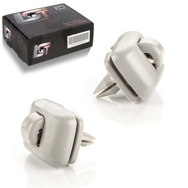 2X Halter Sonnenblenden Clips Befestigung Kappe Grau FüR Audi A1 A3 A4 Seat Exeo-image