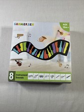 Kids SANMERSEN Piano Mat - Musical Keyboard Floor Playmat 8 Instrument Sounds