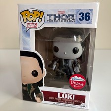 Funko Pop Loki 36 Fugitive Toys Exclusive Marvel Thor The Dark Word Brand New
