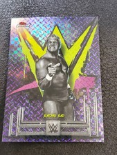 2025 Topps Finest WWE Sycho Sid Purple Checkerboard /199