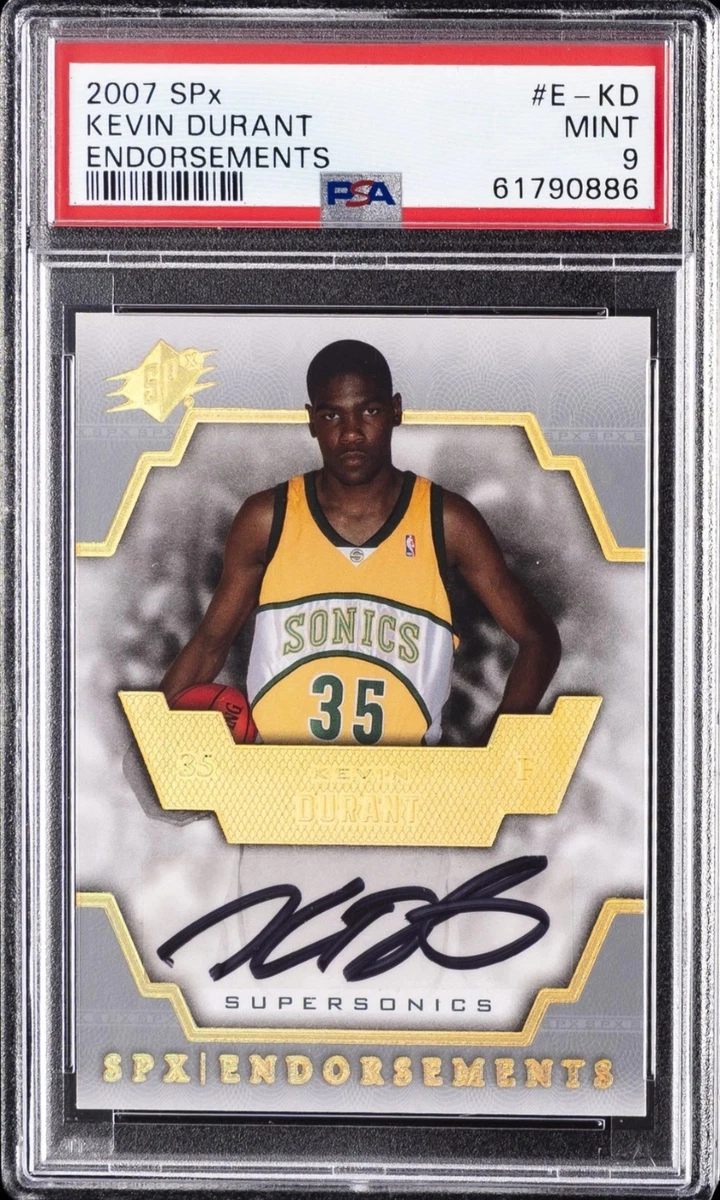 Kevin Durant Professional Sports Authenticator (PSA) Basketball