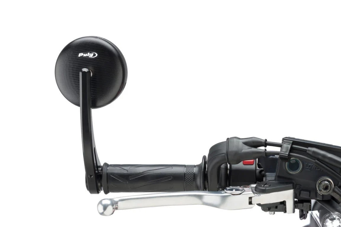 Puig Grand Tracker Bar End Mirror | Black