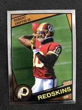 2012 Topps Chrome #10 Robert Griffin III 1984 Washington Redskins