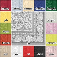 Servietten ROYAL 1/4-Falz 40x40cm Ornaments Premium stoffähnlich Hochzeit Muster