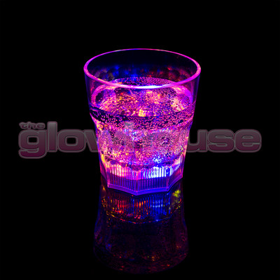 Leucht Whiskyglas Blinkbecher LED Getränk Party