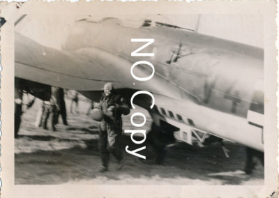 Foto WK2 Polen Flugplatz Kolburg 1939 Rückkehr vom Feindflug  X124