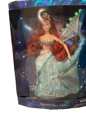 Rare Disney s The Little Mermaid A Broadway Musical Ariel Doll NIB #745