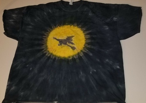 Handgefertigtes Batikhemd für Erwachsene - HALLOWEEN - GEISTER KATZE FLEDERMAUS, JACK O'LANTERN, HEXENHUT - Bild 19 von 26