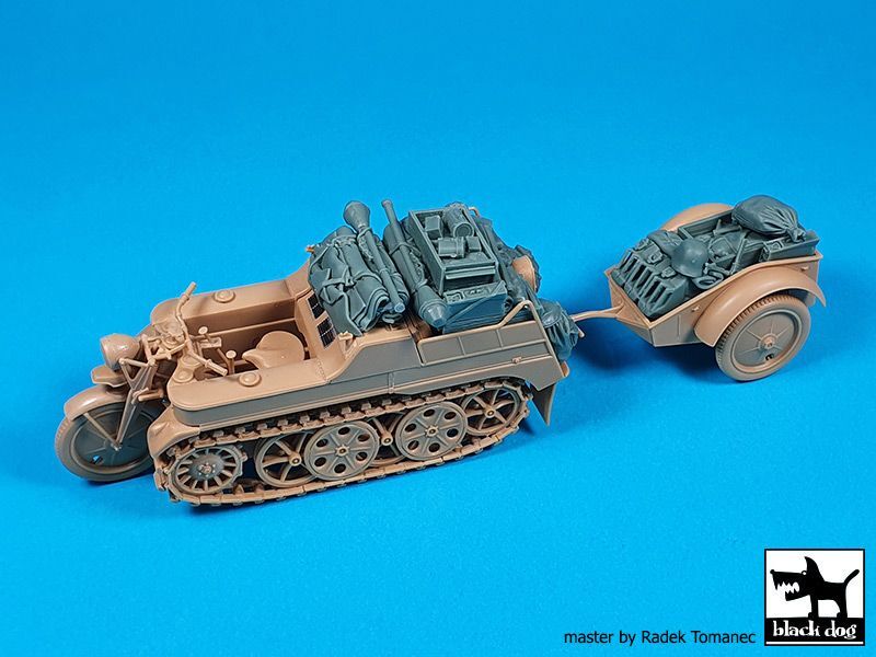 Black Dog T35262 1/35 German Sd.Kfz 2 Chainkrat set accessori per Tamiya foto 2