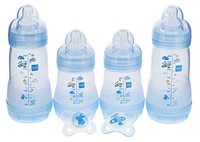 Mam Feed & Soothe Bottle & Pacifier Gift Set, Boy, 0+ Months, 6-count Mam Feed & Soothe Bottle & Pacifier Gift Set, Boy, 0+ Months, 6-count