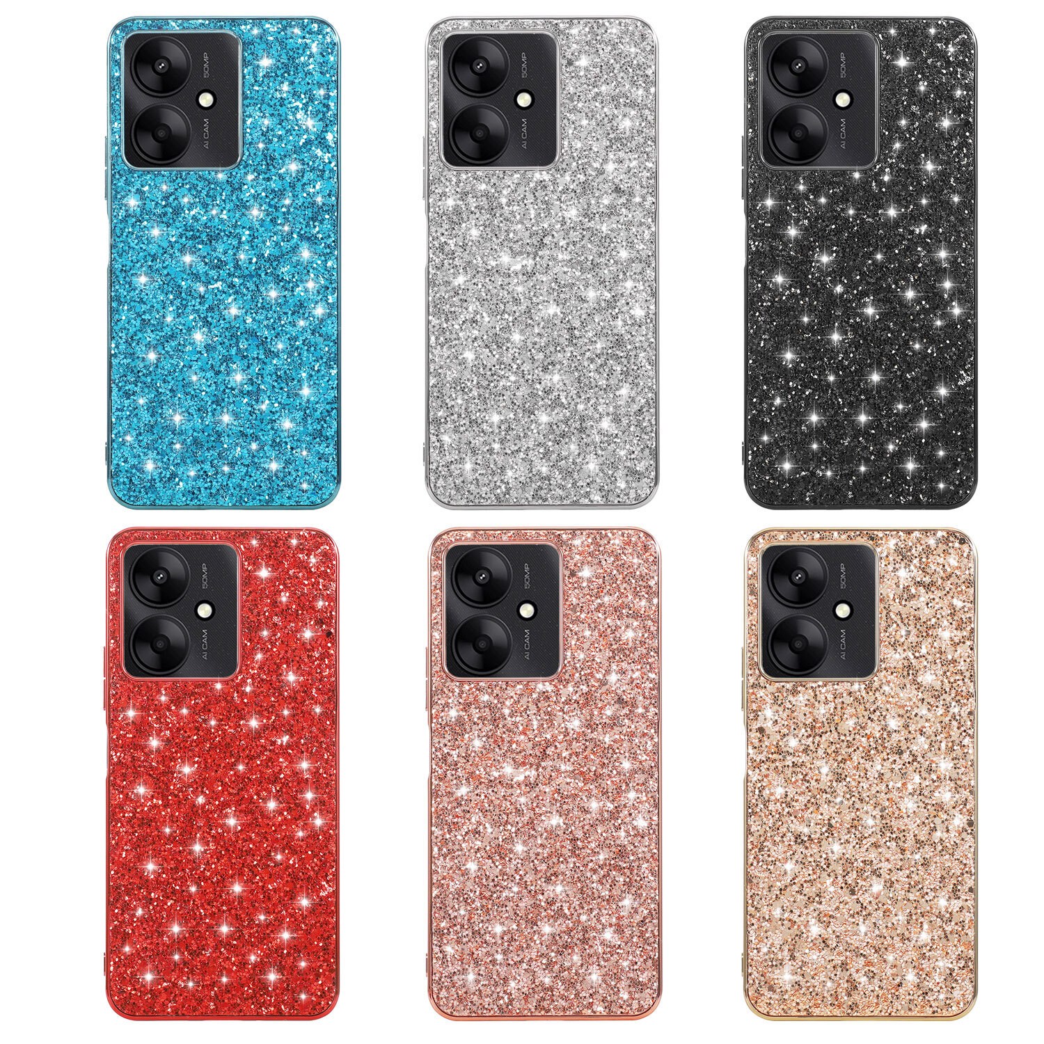 Luxury Glitter Diamond Soft Rubber Case for Xiaomi 14T Pro