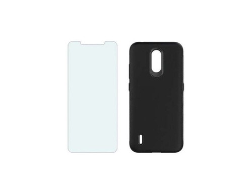 Verizon Case and Blue Light Protector for Nokia 2 V Tella | Color: Black