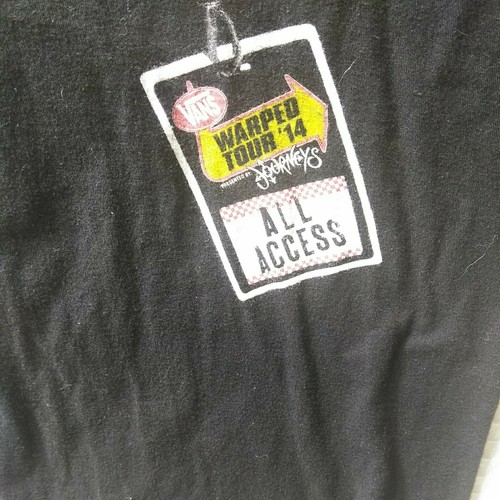 a Vans All Access Warped Tour T Shirt 14 Black Size Small A8 1868 Ebay