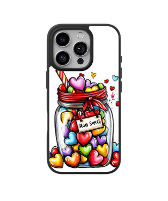 Sunny-Case 2D Case Handyhülle für iphone 7 PLUS heart bones Nr.794 rote Herzen