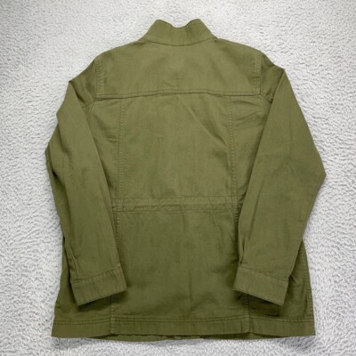 GAP Jacket Women Medium Army Green Core Utility Workwear Military