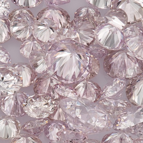 1pc Argyle Pink Diamond 1.80mm 0.025ct Round Light Purple Pink Untreated Natural - Picture 5 of 10