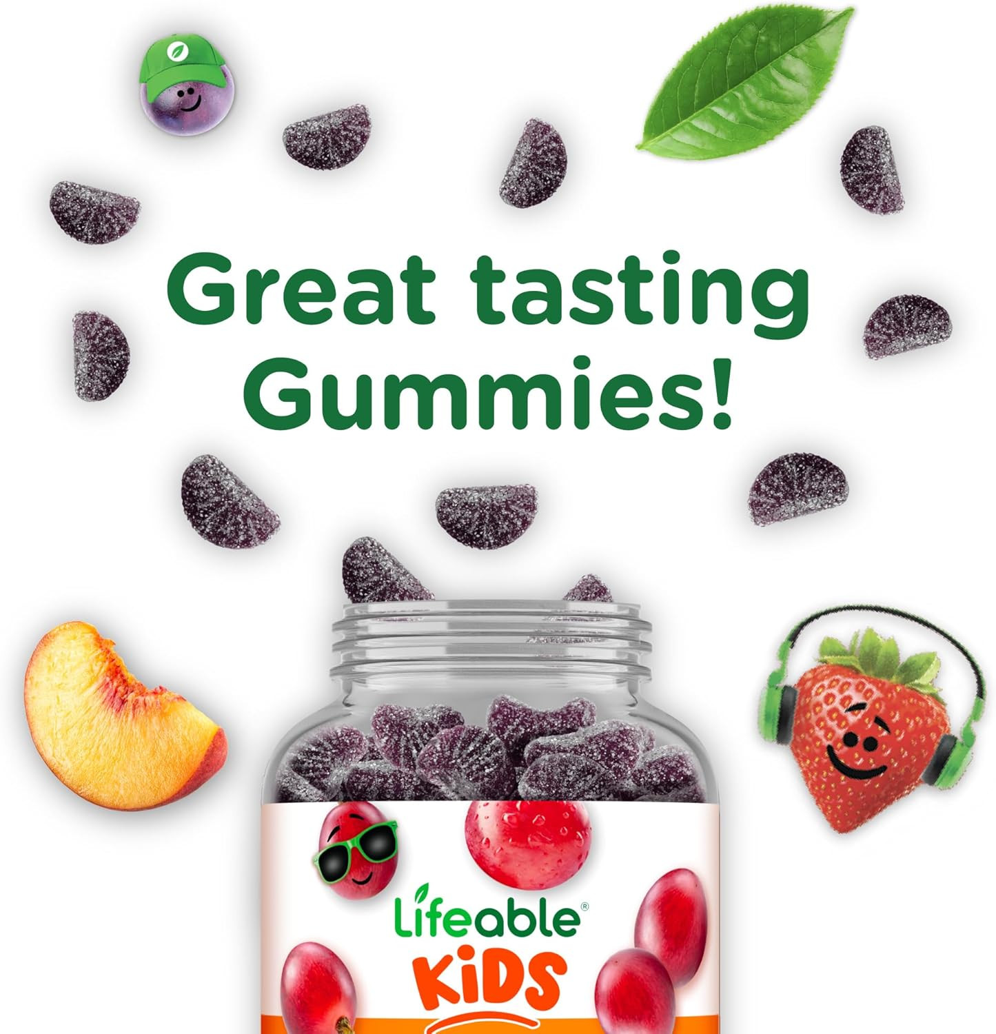 Iron Supplements for Kids | 10Mg | with Vitamin C | Great Tasting Iron Gummies f