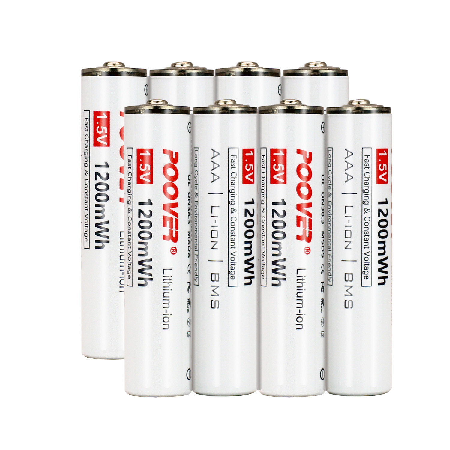 AAA Batteries Li-ion 1.5v Rechargeable lr6 LR3 / AAA Battery Charger-image
