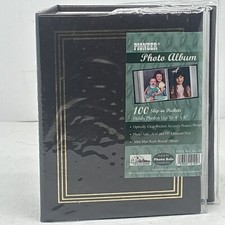 Pioneer 100 4x6 Inch Slip-in Pockets Photo Album Brown Photo Safe A4-100 - NEW