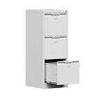 3 Drawer Vertical Metal File Cabinet fo A4 Letter Legal Lockable Storage Cabinet